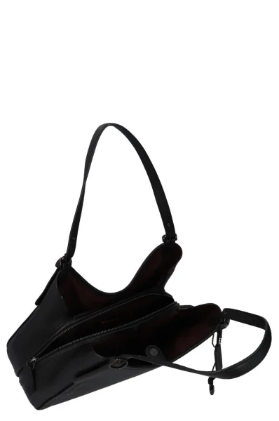 Kůžoná kabelka na rameno Coach černá