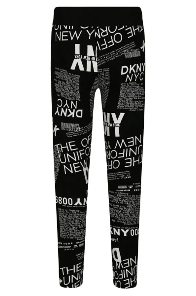Legíny | Slim Fit DKNY Kids černá