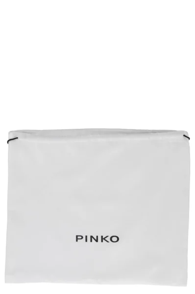 Kůžoná crossbody kabelka/ peněženka LOVE SIMPLY Pinko černá