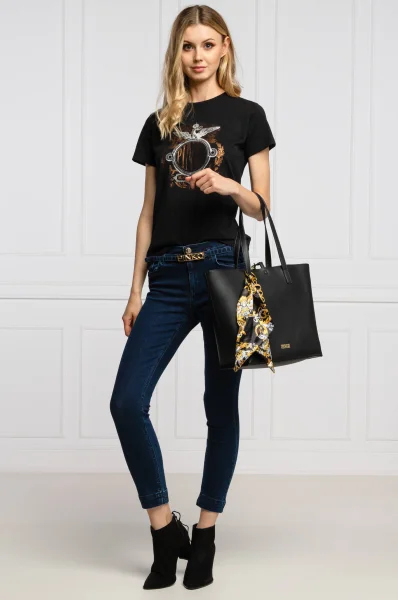 Kabelka shopper + organizér Versace Jeans Couture černá