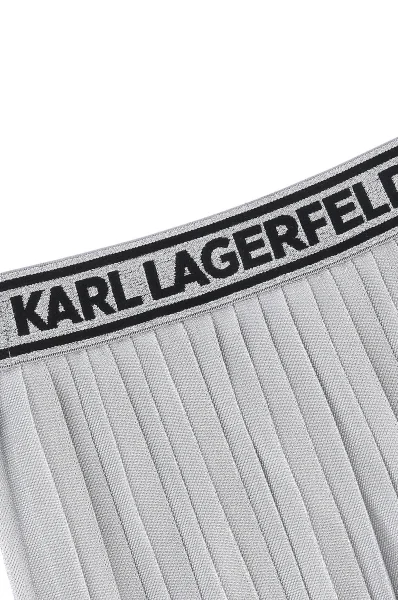 Sukně Karl Lagerfeld Kids stříbrný