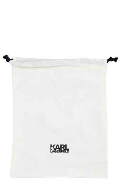 Kůžoná kabelka na rameno Karl Seven Pins Karl Lagerfeld černá