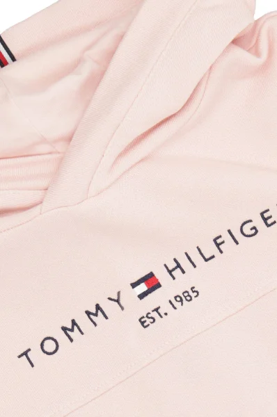 Šaty ESSENTIAL Tommy Hilfiger pudrově růžový