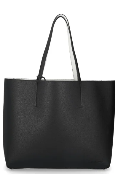 Oboustranná kabelka shopper + váček Calvin Klein černá
