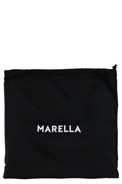 Kůžoná kabelka na rameno Fama Marella krémová