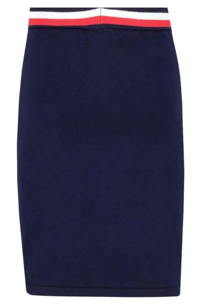 Sukně iconic logo Tommy Hilfiger tmavě modrá