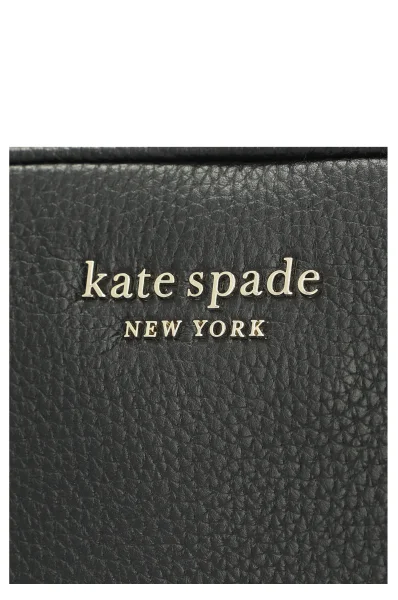 Kůžoná crossbody kabelka Kate Spade černá