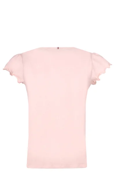 Tričko | Regular Fit Tommy Hilfiger pudrově růžový