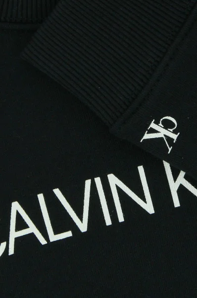 Mikina INSTITUTIONAL | Regular Fit CALVIN KLEIN JEANS černá