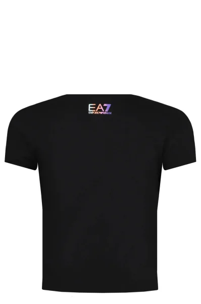 Tričko | Cropped Fit EA7 černá