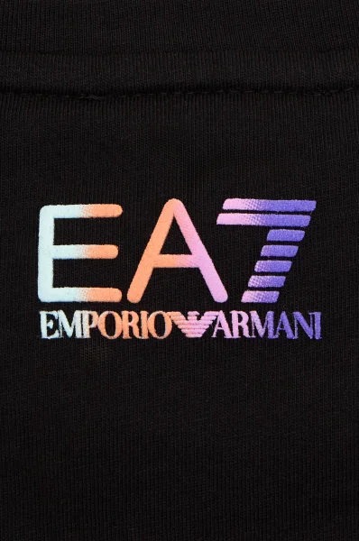 Tričko | Cropped Fit EA7 černá