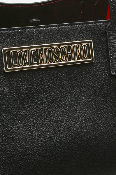 Kabelka shopper + váček Love Moschino černá