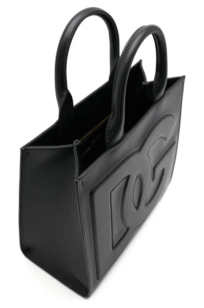 Kůžoný kufřík DG Logo Bag Dolce & Gabbana černá