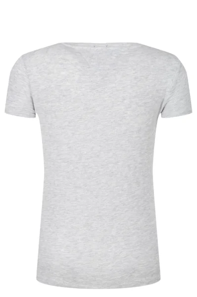 Tričko AME ANIMATED LOGO | Regular Fit Tommy Hilfiger popelavě šedý