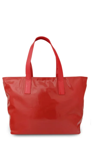Plážová taška + kosmetická taštička Trussardi červený