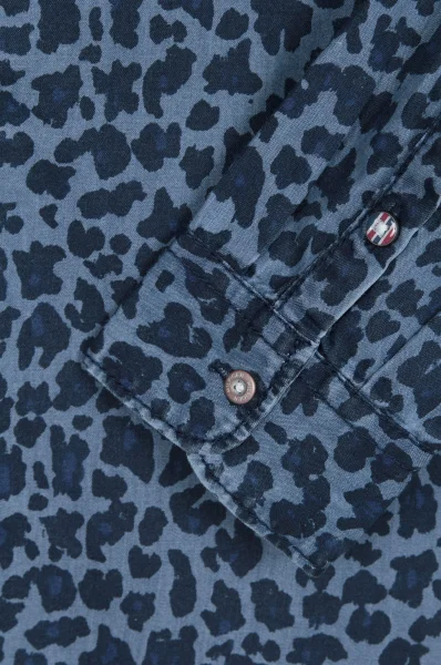 Košile Leopard | Regular Fit Tommy Hilfiger tmavě modrá