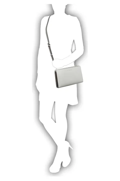 Crossbody kabelka/psaníčko Clutch Michael Kors popelavě šedý