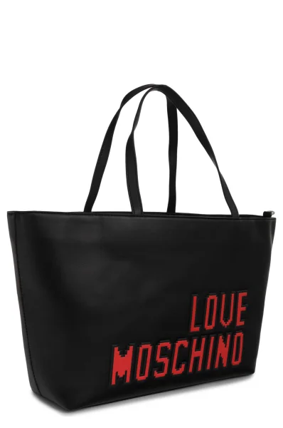 Kabelka shopper Love Moschino černá
