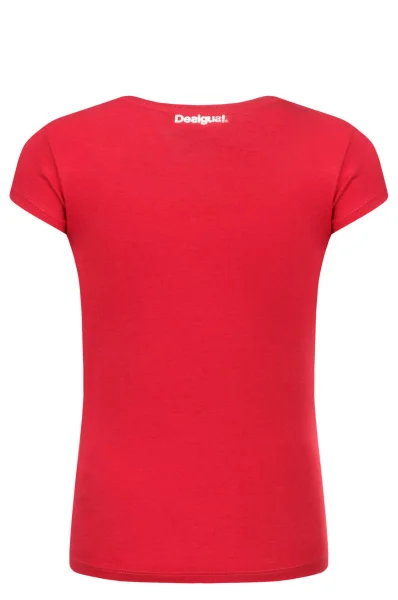 Tričko Dolichothele | Slim Fit Desigual červený