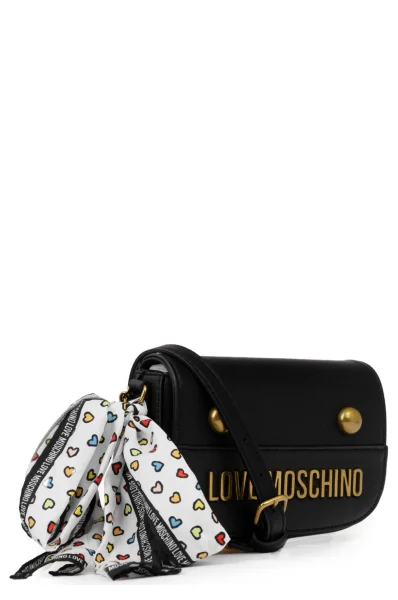 Crossbody kabelka + šátek Love Moschino černá