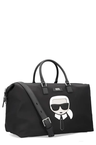 Cestovní taška Ikonik Weekender Karl Lagerfeld černá