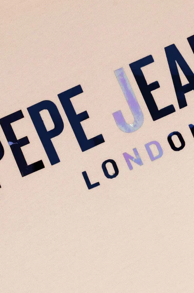 Tričko HOLLY | Regular Fit Pepe Jeans London pudrově růžový