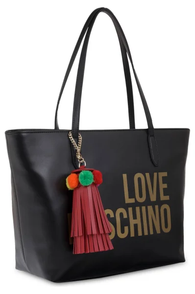 Kabelka shopper Love Moschino černá