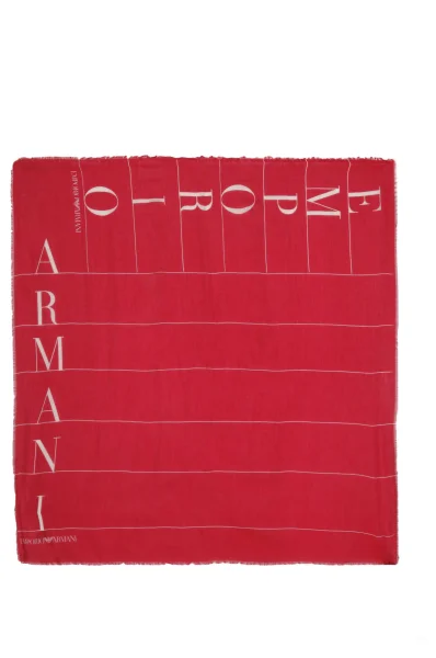 Šátek Emporio Armani červený