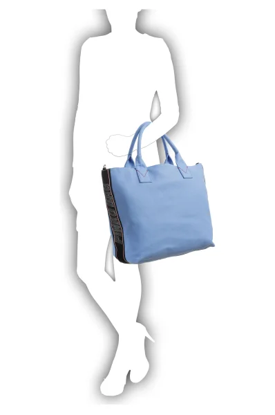 Shopper kabelka Alaccia Pinko světlo modrá