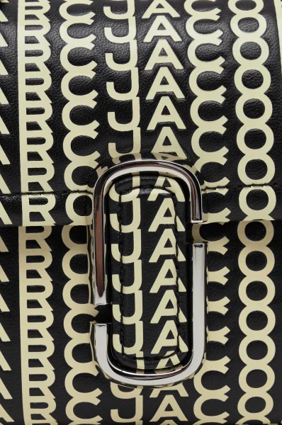Kůžoná kabelka na rameno THE Monogram J MARC Marc Jacobs černá