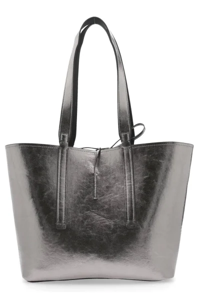 Oboustranná kabelka shopper + organizér inside out large zip Calvin Klein černá
