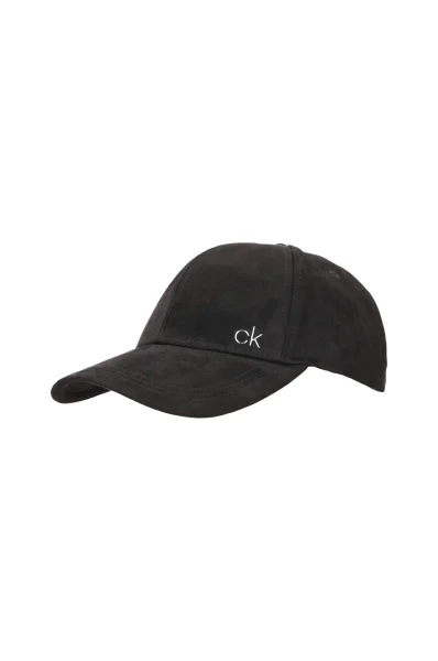 Kšiltovka SUEDE CAP Calvin Klein černá