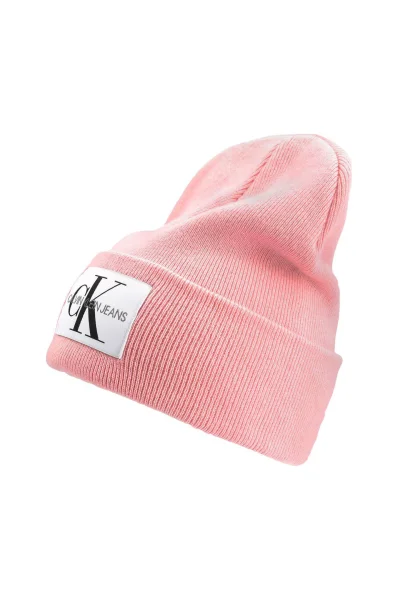 Čepice | s příměsí kašmíru Calvin Klein pudrově růžový