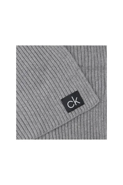 Šála + čepice Calvin Klein popelavě šedý