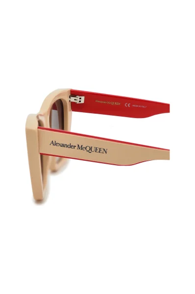 Sluneční brýle Alexander McQueen pudrově růžový