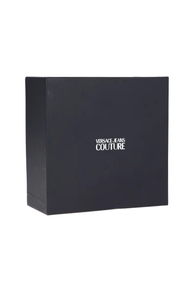 Kůžoný opasek Versace Jeans Couture černá
