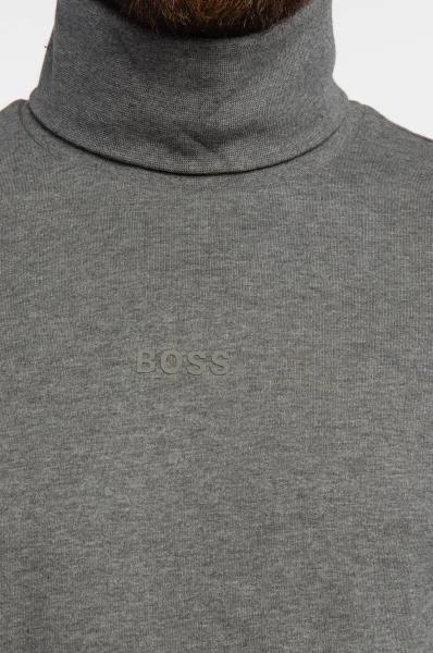 Tričko s dlouhým rukávem Teknit | Regular Fit BOSS ORANGE šedý