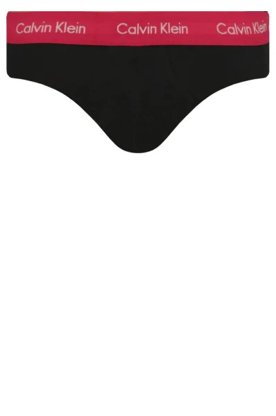 Slipy 3-pack | stretch Calvin Klein Underwear černá