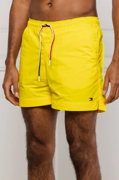 Koupací šortky | Slim Fit Tommy Hilfiger Swimwear žlutý