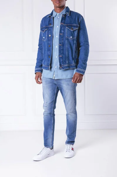 Džínová bunda TJM CLASSIC DENIM  T | Regular Fit Tommy Jeans modrá