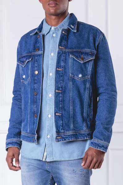 Džínová bunda TJM CLASSIC DENIM  T | Regular Fit Tommy Jeans modrá