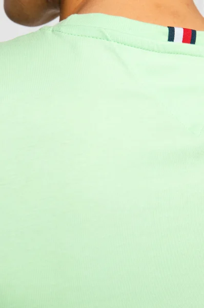 Tričko | Regular Fit Tommy Hilfiger mátově zelený