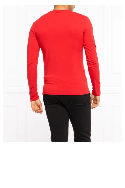 Tričko s dlouhým rukávem | Extra slim fit GUESS červený