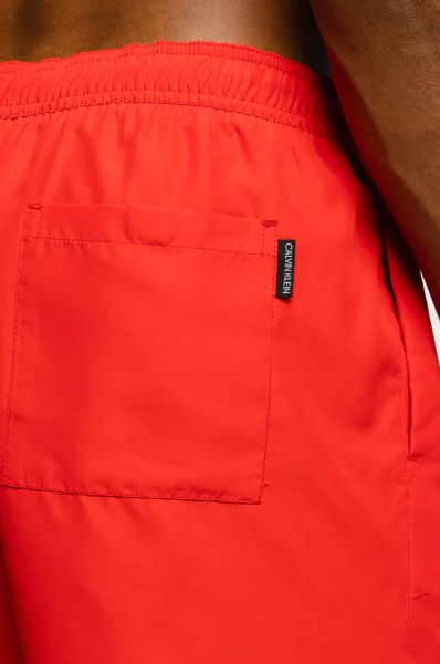 Koupací šortky | Regular Fit Calvin Klein Swimwear červený