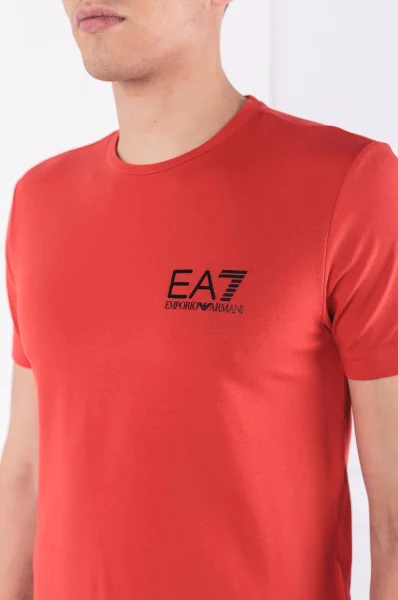 Tričko | Slim Fit EA7 červený