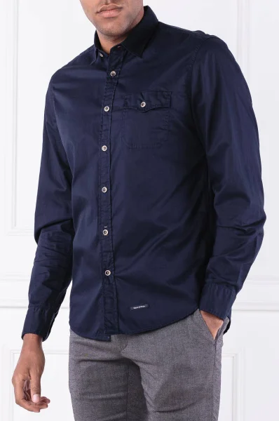 Košile | Regular Fit Marc O' Polo tmavě modrá