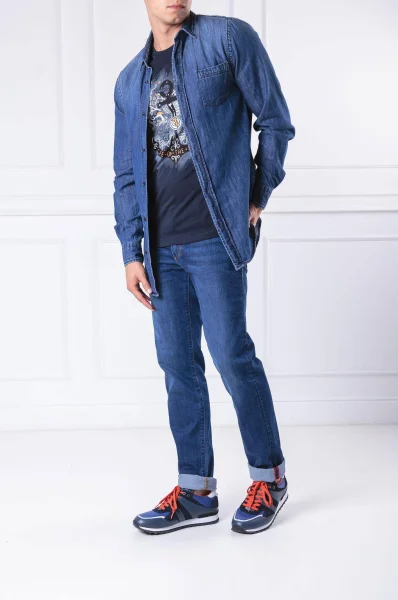 Košile | Regular Fit Trussardi modrá
