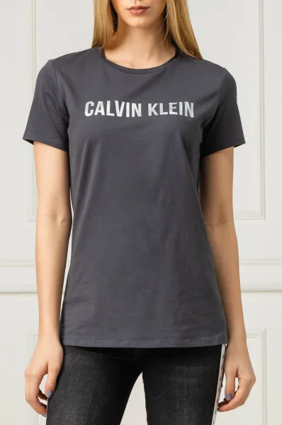 Tričko | Relaxed fit Calvin Klein Performance grafitově šedá