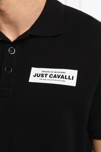 Polokošile | Regular Fit Just Cavalli černá