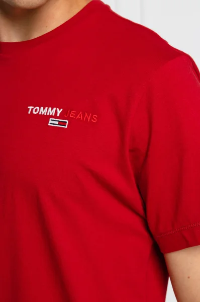 Tričko | Regular Fit Tommy Jeans červený